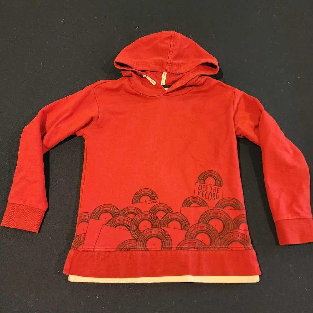 Three Likes Shirt with Hoodie Size 10 years